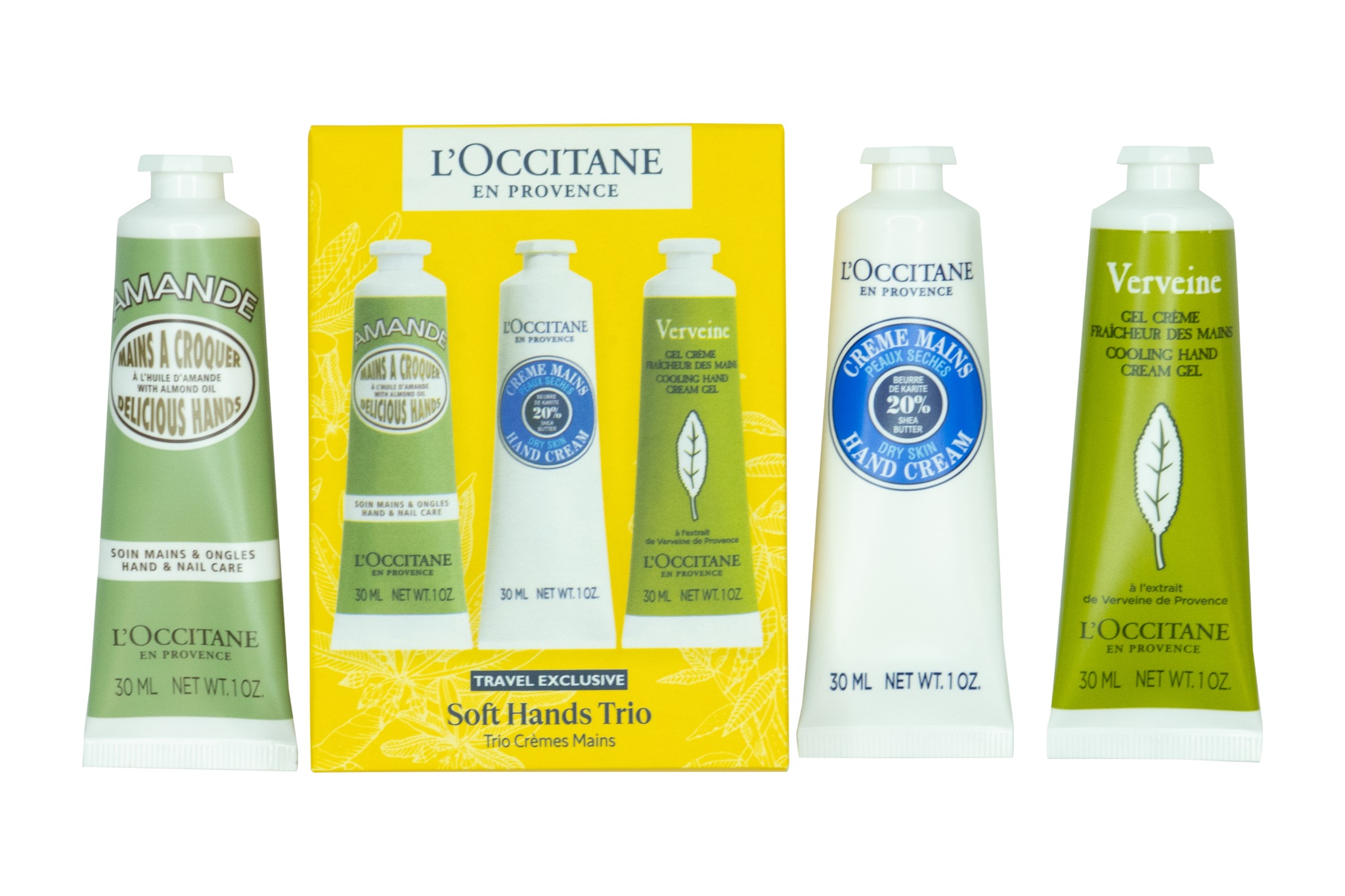 L'Occitane hand cream trio